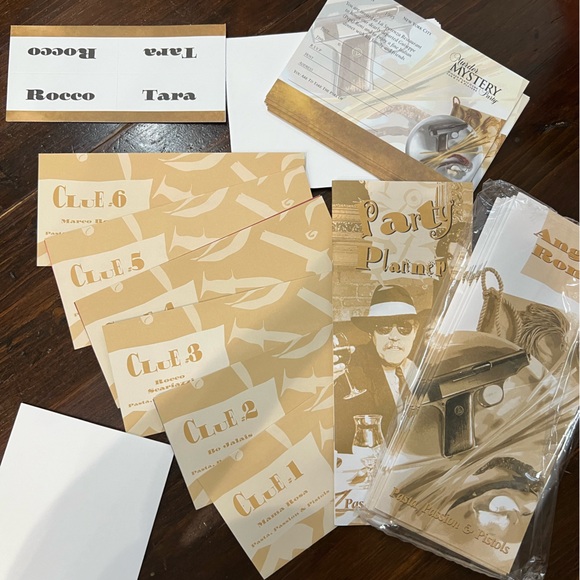 Murder mystery dinner party game, Pasta Passion and Pistols - Picture 3 of 3